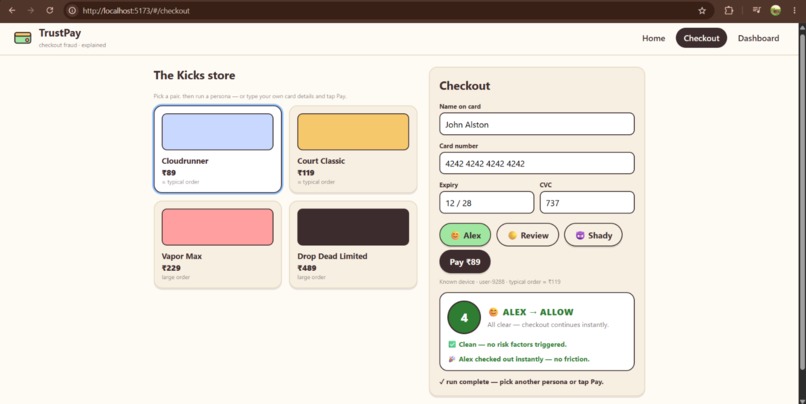 trustpay – screenshot 2