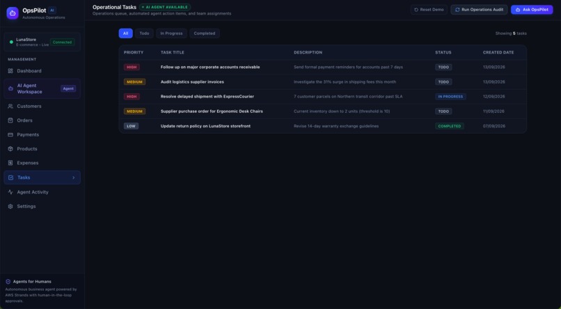 OpsPilot — AI Operations Agent for Small Businesses – screenshot 8