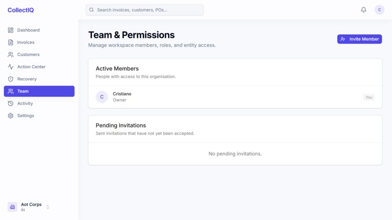 CollectIQ – screenshot 2