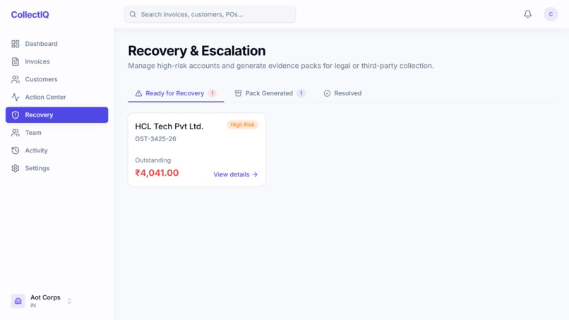 CollectIQ – screenshot 5