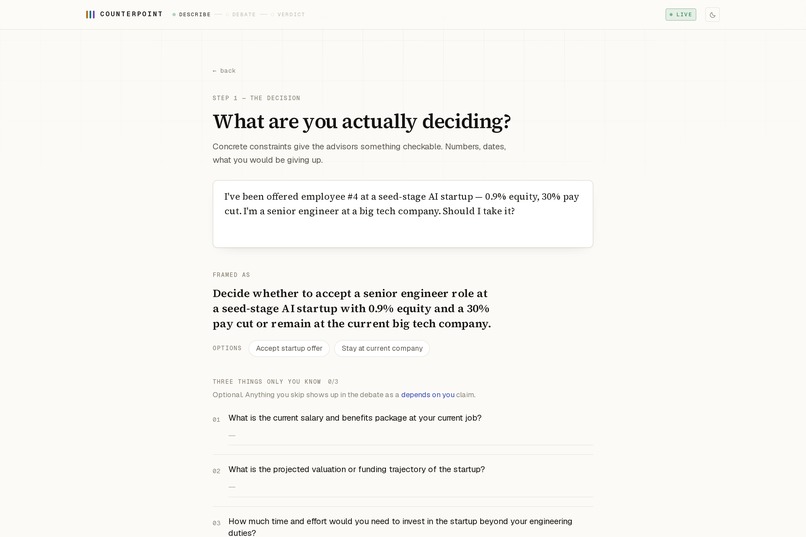 Counterpoint – screenshot 2