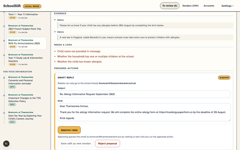 SchoolSift – screenshot 5