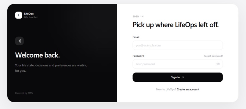LifeOps – screenshot 1