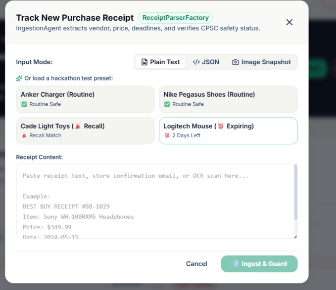 Aegis — Autonomous Purchase Guardian Agent – screenshot 9