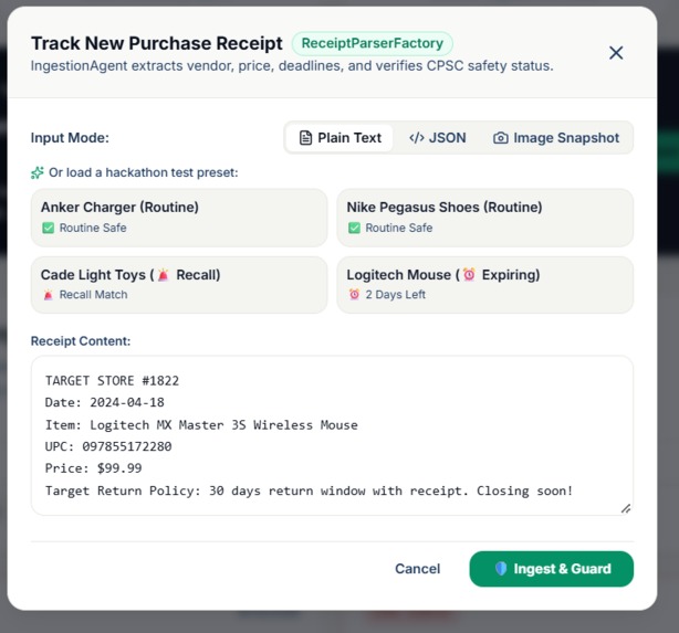 Aegis — Autonomous Purchase Guardian Agent – screenshot 10