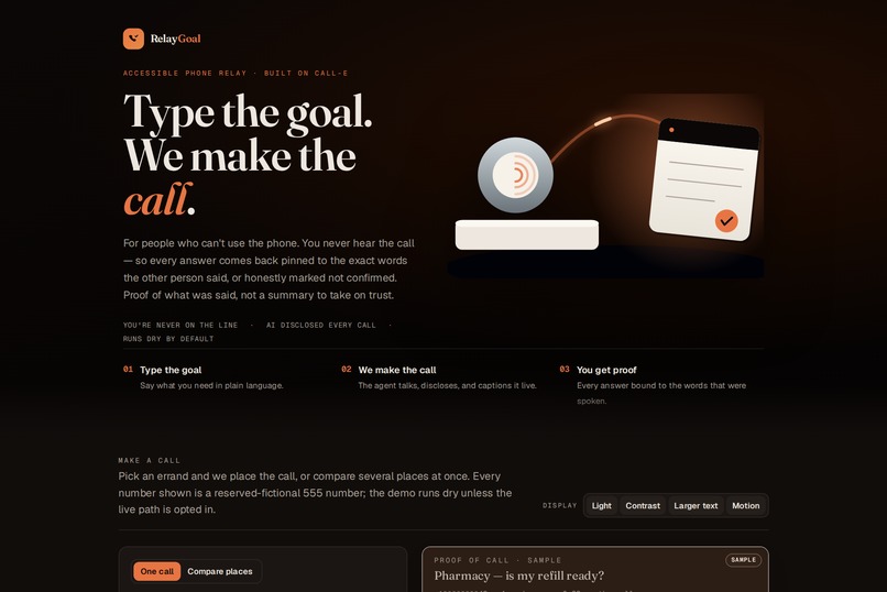 RelayGoal – screenshot 1