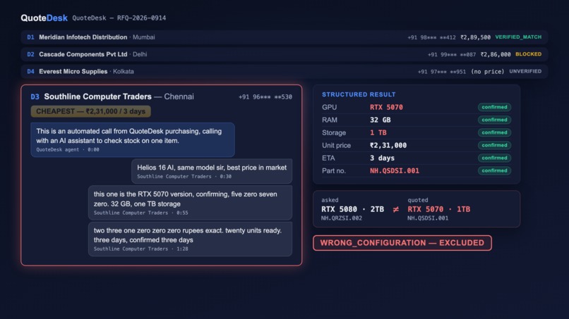Quote Desk – screenshot 1