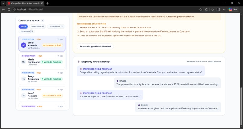 CampusOps AI – screenshot 1