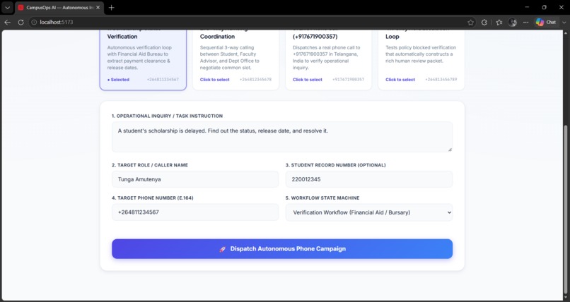 CampusOps AI – screenshot 2