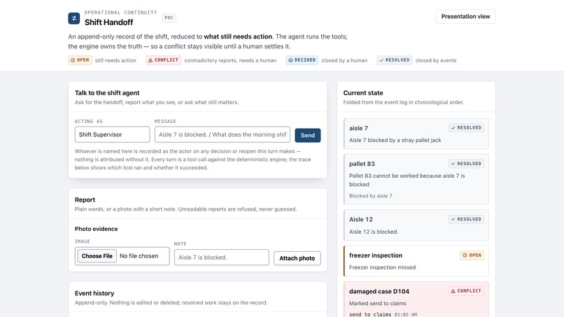 Shift Handoff – screenshot 4