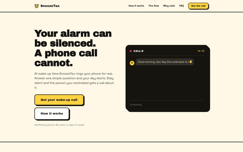 SnoozeTax – screenshot 1