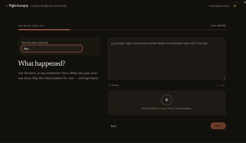 FiAu — Fair Intake & Alignment Understanding – screenshot 2