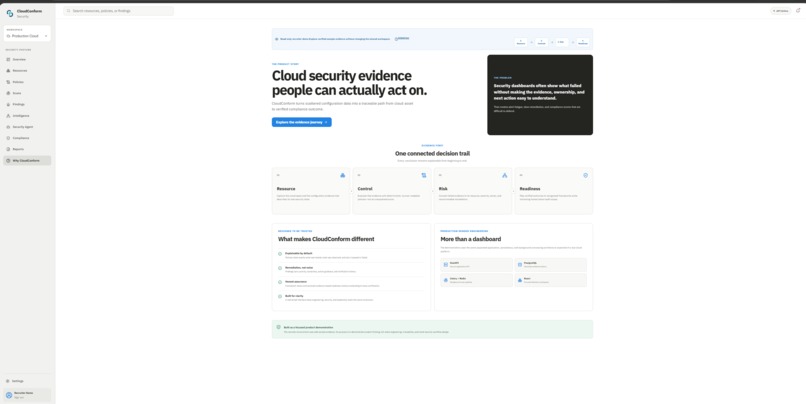 CloudConform Security Agent – screenshot 2