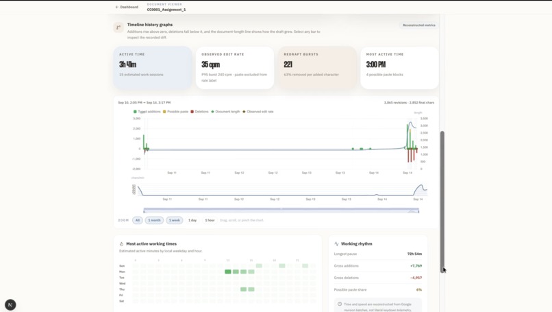 Proof Trace - Prove your writing history – screenshot 5