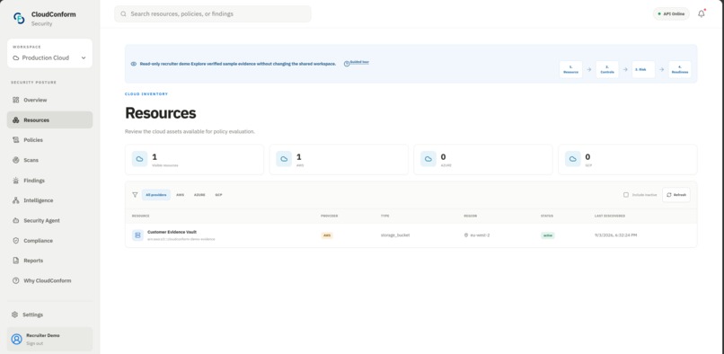 CloudConform Security Agent – screenshot 3