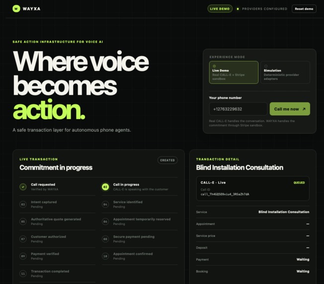 WAYXA – screenshot 1