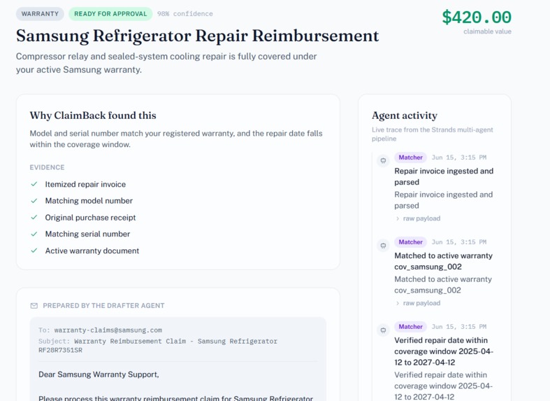 ClaimBack – screenshot 2