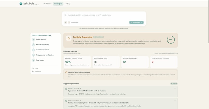 AI Research Verification – screenshot 4
