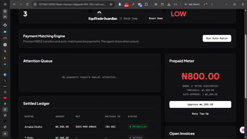 Equitrade Guardian – screenshot 1