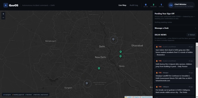 Gov OS – screenshot 1