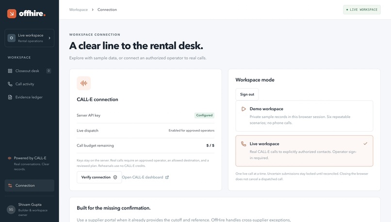 OffHire – screenshot 4
