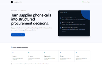 SupplyScout Voice