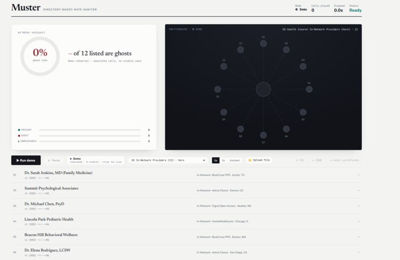 Muster – screenshot 1