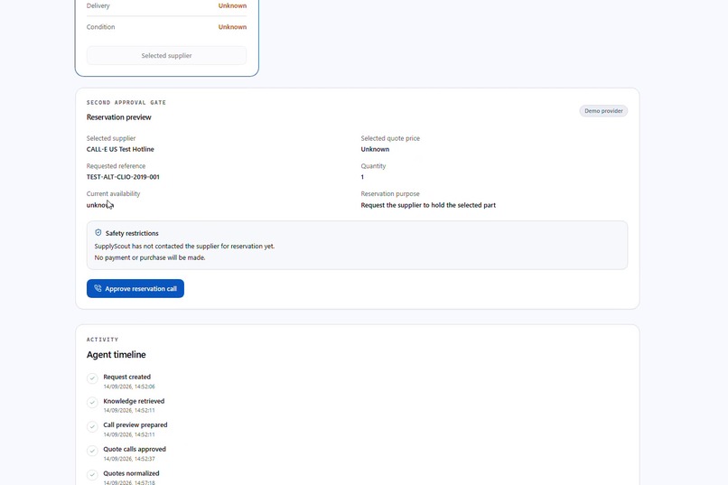 SupplyScout Voice – screenshot 2