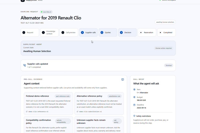 SupplyScout Voice – screenshot 3