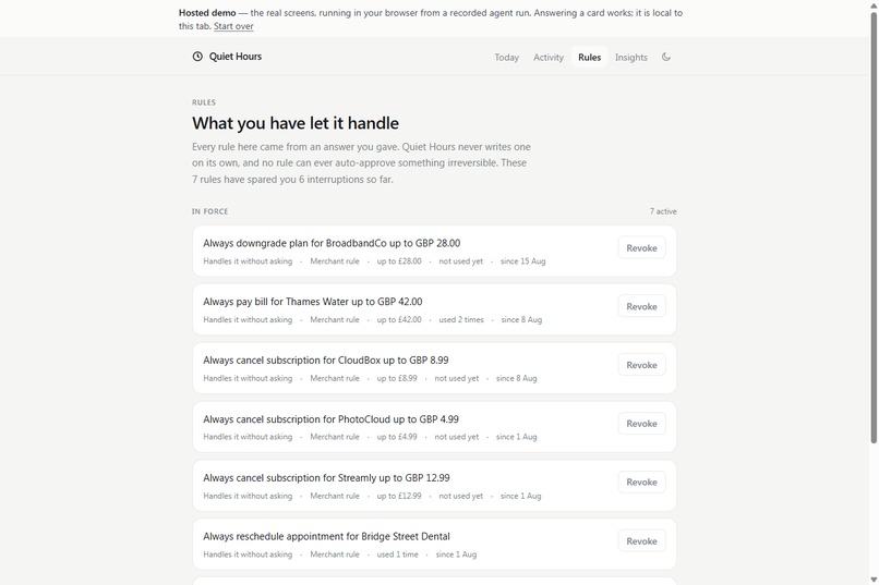 Quiet Hours – screenshot 6