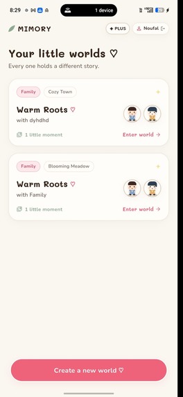 MIMORY – screenshot 2