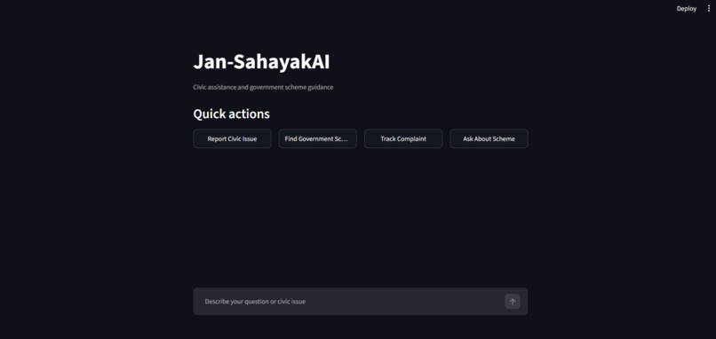 JanSahayak AI – screenshot 1