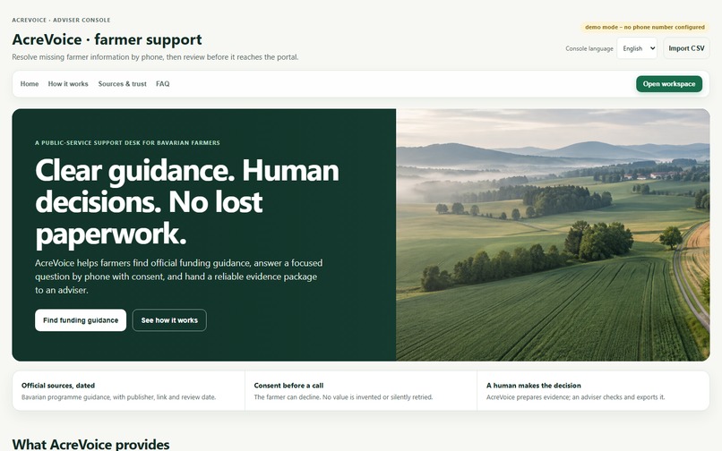 AcreVoice: Voice-Powered Farmer Support – screenshot 2