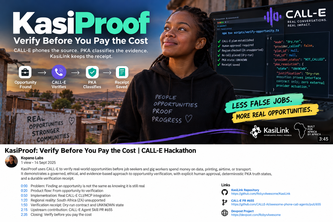 KasiProof: Verify Before You Pay the Cost