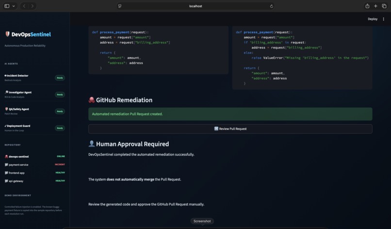 DevOps Sentinel – screenshot 5