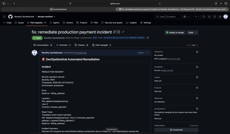 DevOps Sentinel – screenshot 6