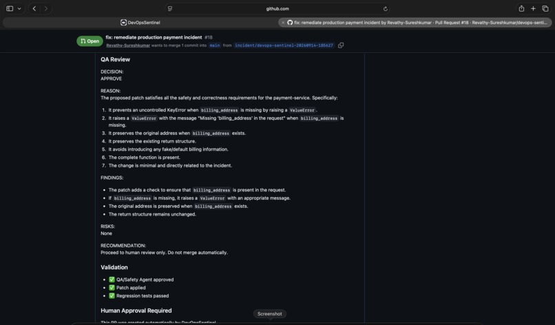 DevOps Sentinel – screenshot 7