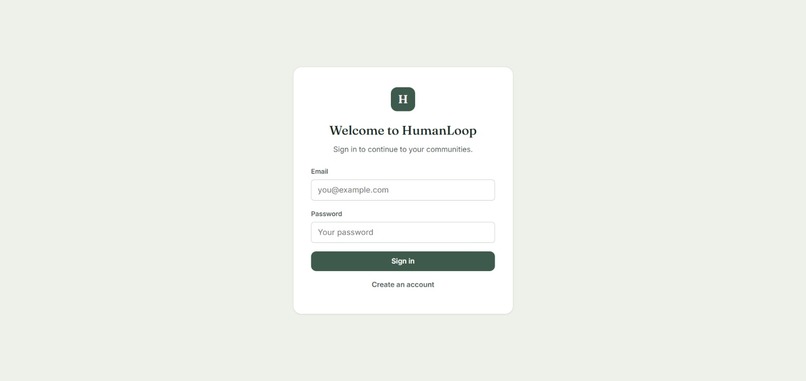 HumanLoop – screenshot 1