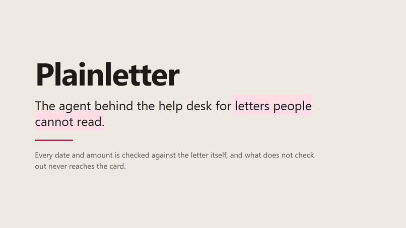 Plainletter – screenshot 1