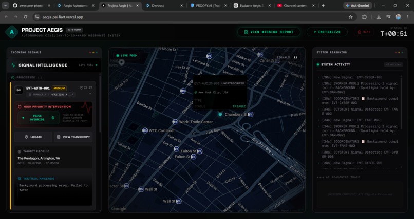 Aegis: Autonomous Multi-Agent Crisis – screenshot 2