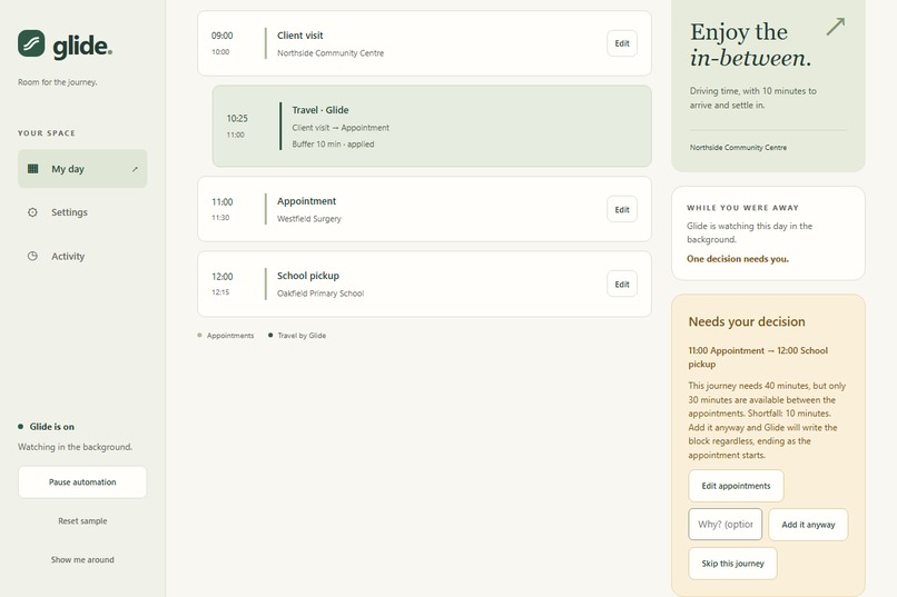 Glide – screenshot 3