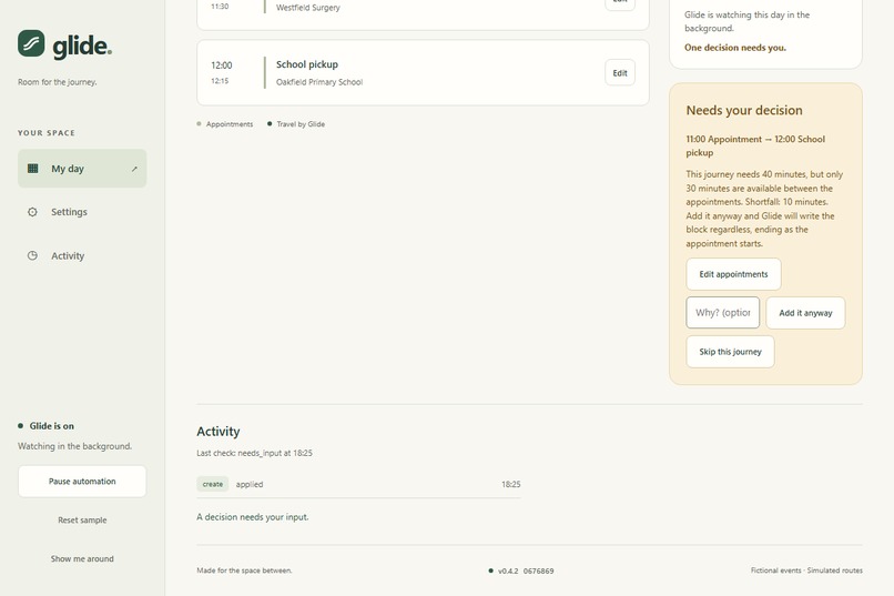 Glide – screenshot 4