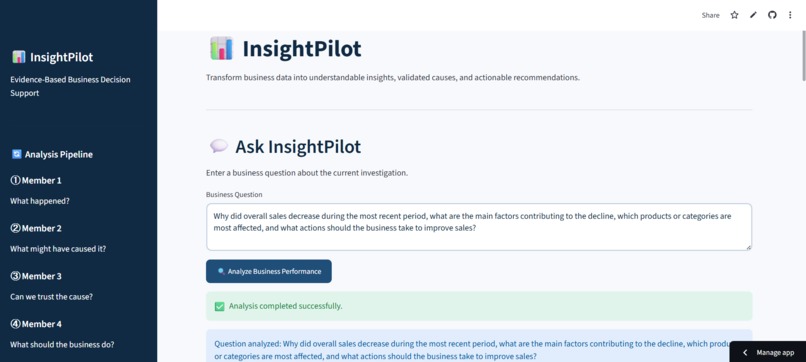 InsightPilot – screenshot 1