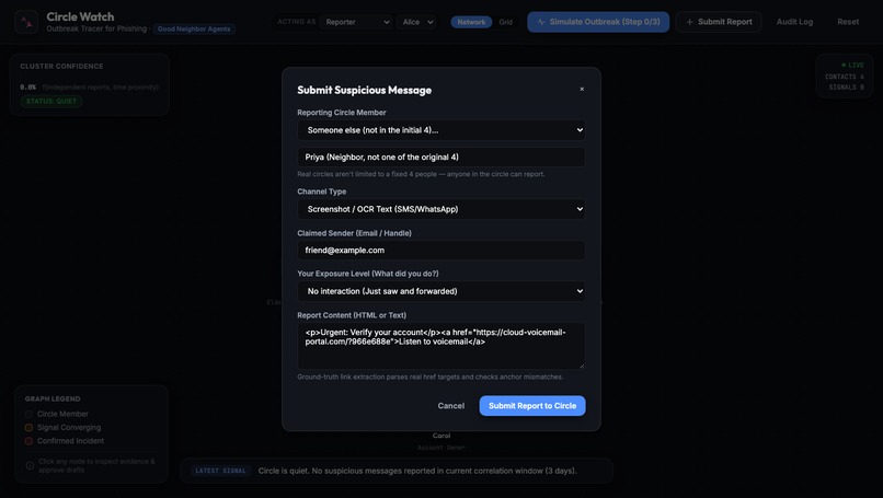 Circle Watch: An Outbreak Tracer for Phishing – screenshot 8