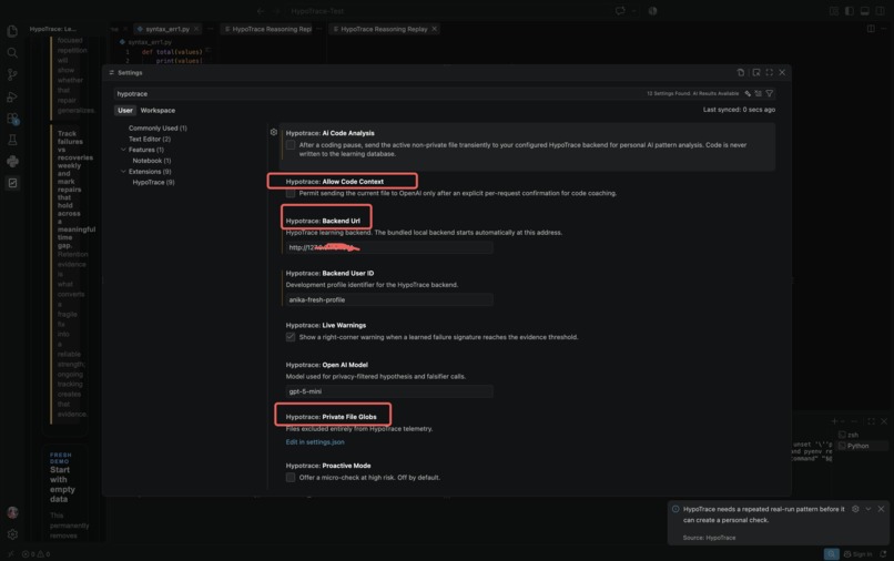 HypoTrace  – screenshot 8