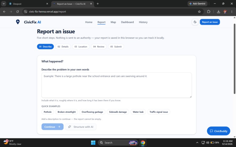 CivicFix AI – screenshot 5