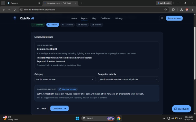 CivicFix AI – screenshot 6
