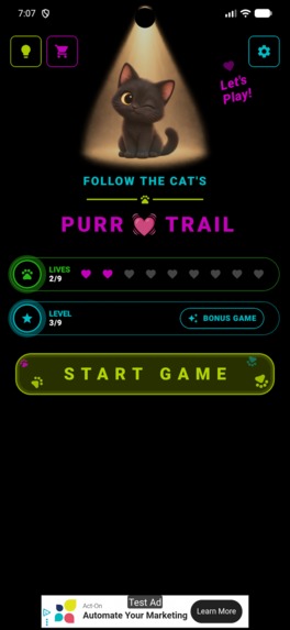 Purr trail – screenshot 1