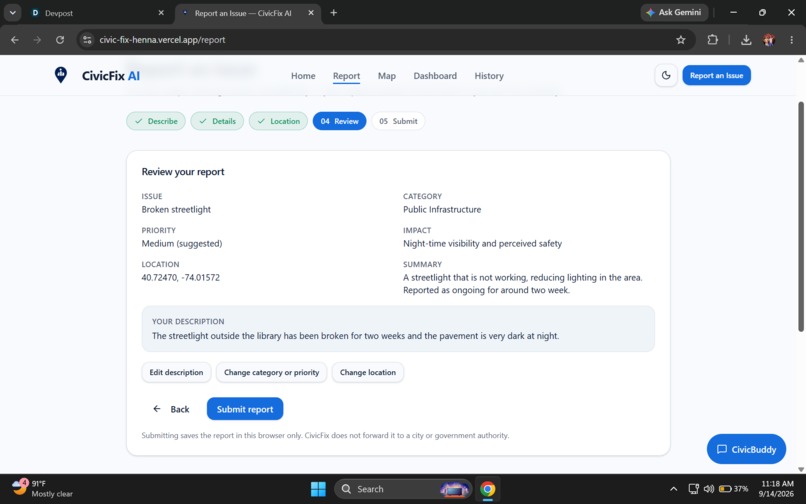 CivicFix AI – screenshot 8