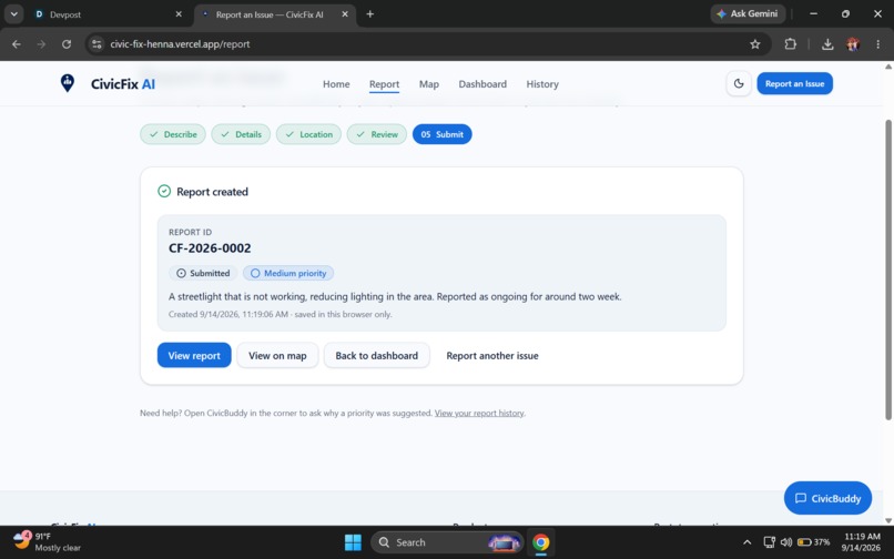 CivicFix AI – screenshot 9
